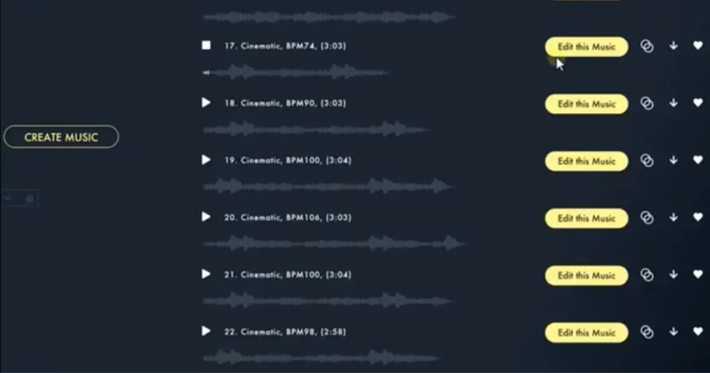 creare editing con soundraw